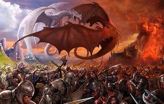 Image for the poem Dragons of War