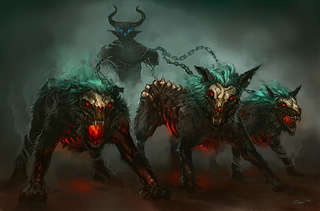 Image for the poem "HOUNDS of HELL"