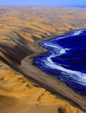 Image for the poem Where the desert meets the ocean