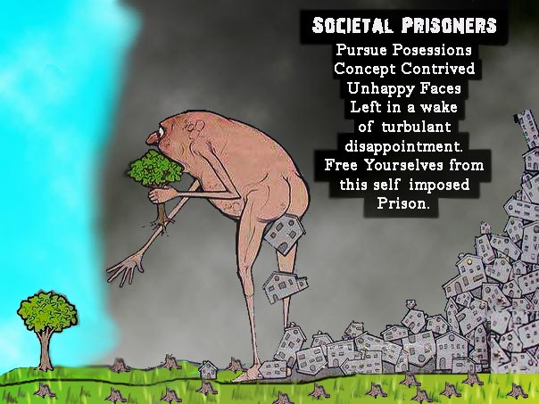 Visual Poem Societal Prisoners