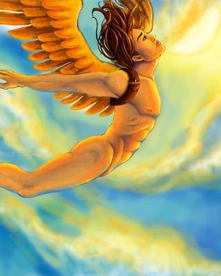 Image for the poem Icarus Project ( Drifting in space)