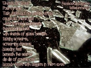 Image for the poem  Shards Of Glass