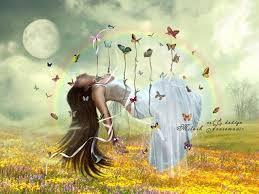 Image for the poem Lost Among Rainbowed Butterfly Dreams