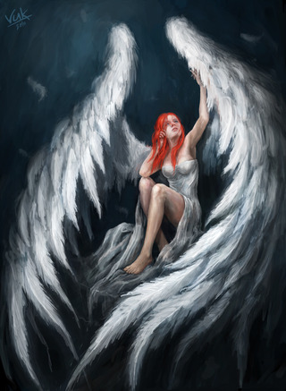 Image for the poem Jealous Angels Whisper Her Name