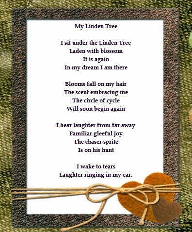 Visual Poem My Linden Tree