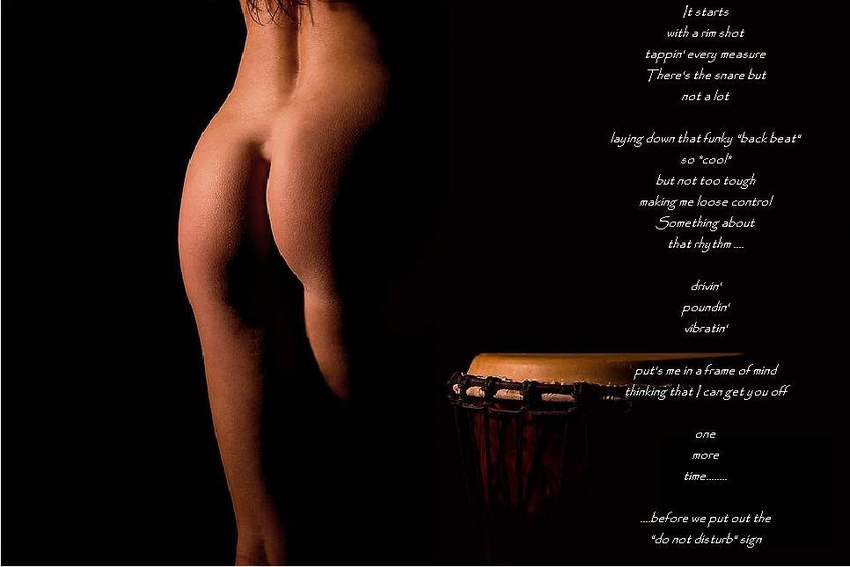 Visual Poem Drums..............