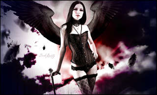 Image for the poem She Wears Her Black Wings With Pride