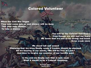 Image for the poem Colored Volunteers