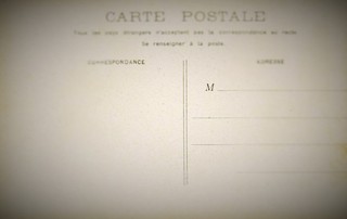 Image for the poem postcards self mailed - senryu