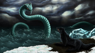 Image for the poem The Wolf and The Snake