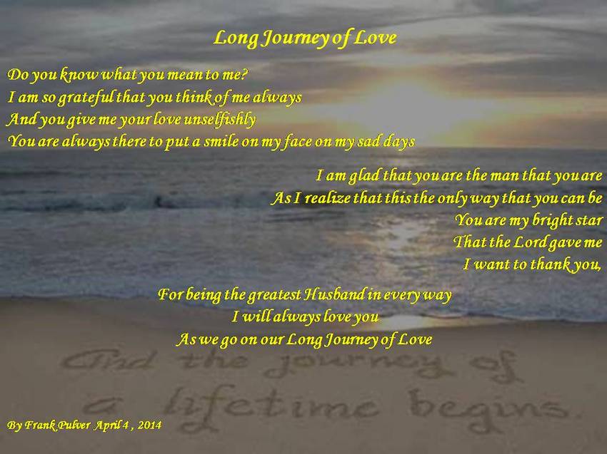 Visual Poem Long Journey of Love