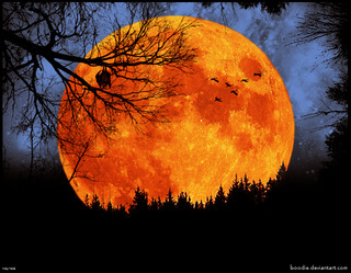 Image for the poem Blood Moon Rising