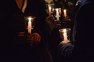 Image for the poem Memories by candle light