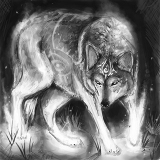 Image for the poem Twin Flames of the wolf