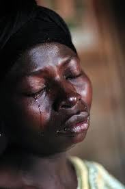 Image for the poem Tears upon her face 