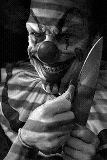 Image for the poem Devils Smiling Clown