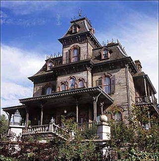 Image for the poem SPOOKY MANSION ON A HILL