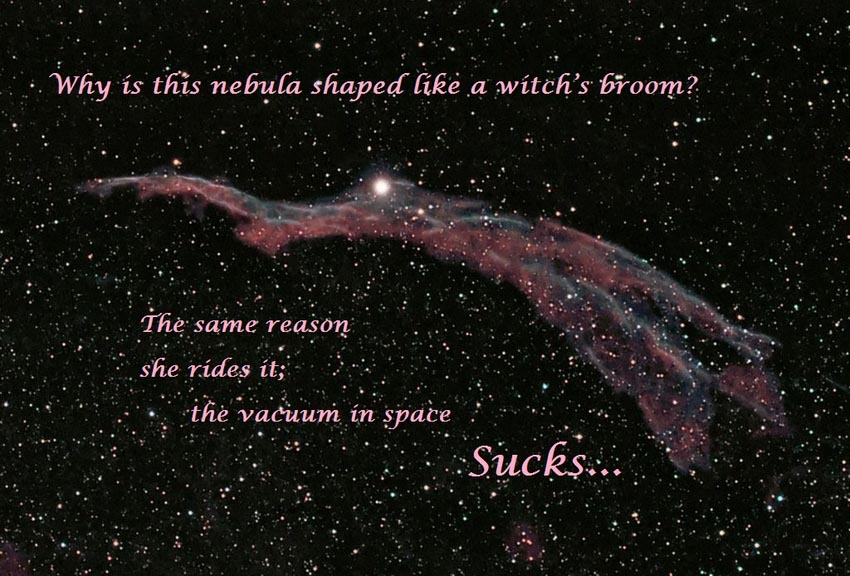 Visual Poem Western Veil Nebula