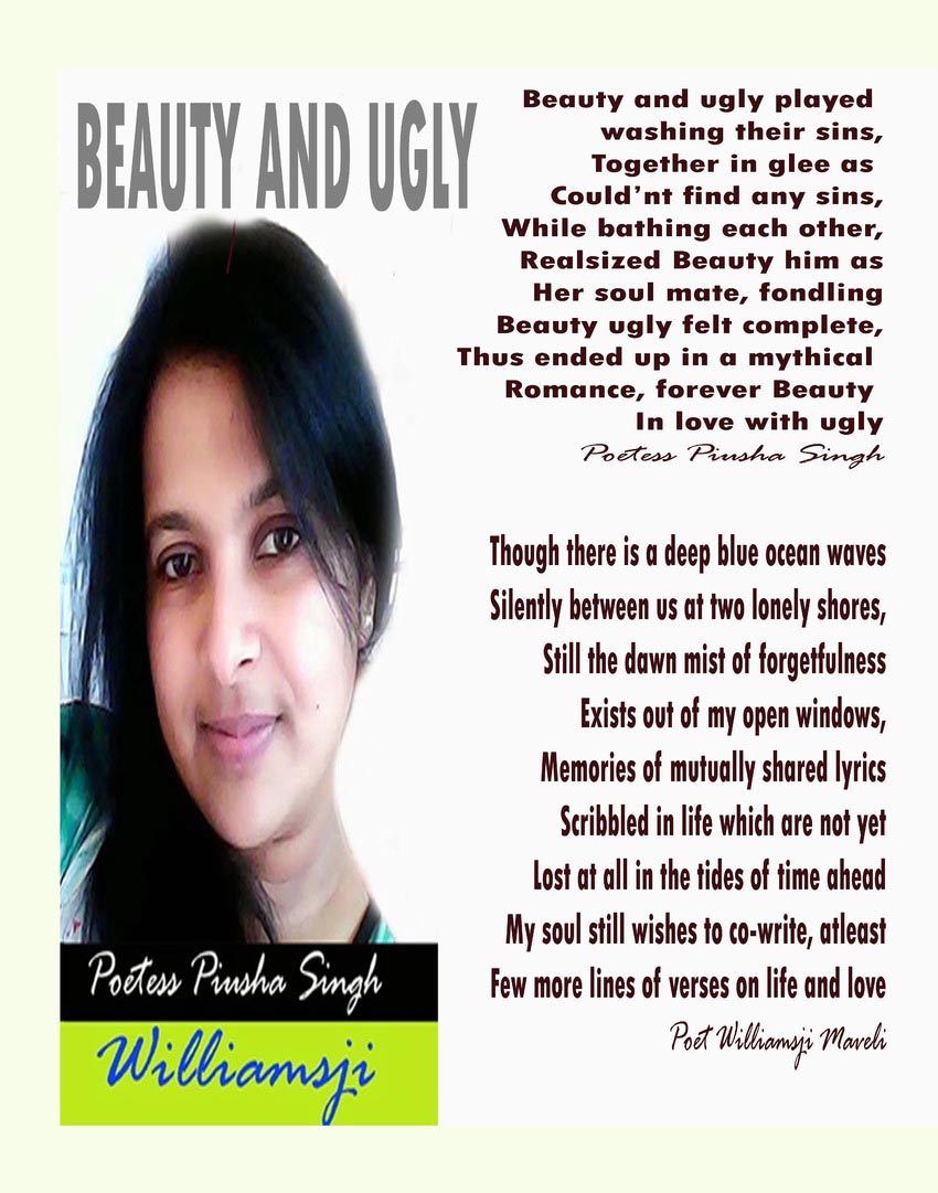 Visual Poem BEAUTY AND UGLY