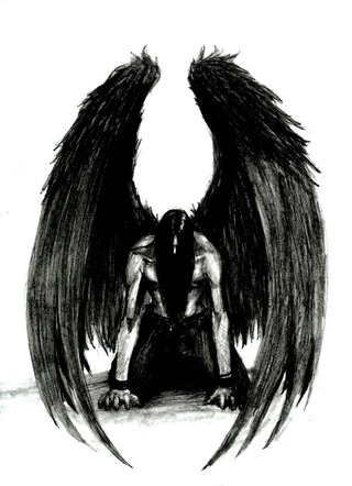 Image for the poem Falling Angel