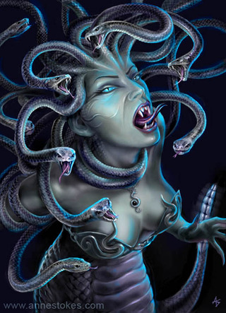 Image for the poem - - - GORGON TONGUE - - -