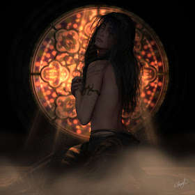 Image for the poem - - - ASTERIA, ORACLE OF NIGHT - - -