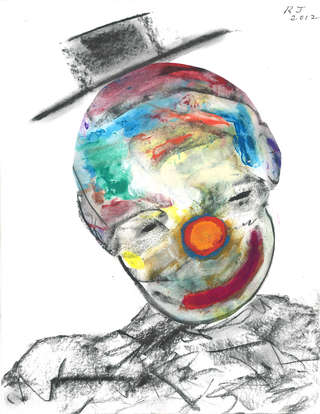 Image for the poem THE MIXED BLESSINGS OF AN OLD CLOWN (written in the Nonet poetic form)