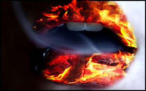 Image for the poem Lips On Fire