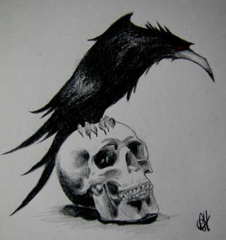 Image for the poem the raven said