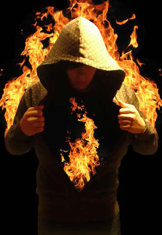 Image for the poem "My Fire Burns" 