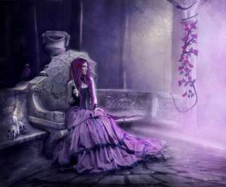 Image for the poem Silent Purple World