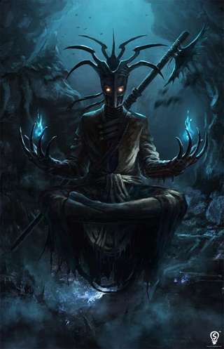 Image for the poem "The Daemons of the King, Abaddon, comes Forth"