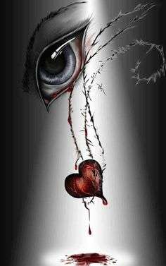 Image for the poem Watched Your Heart Bleed Tears