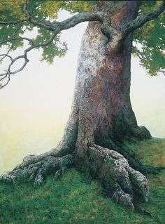 Image for the poem Through The Old Oak Tree