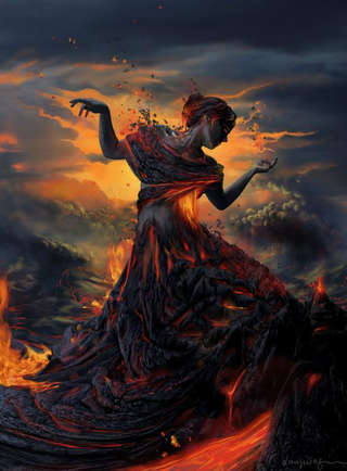 Image for the poem Je sui la fille en feu