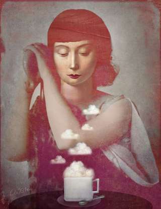 Image for the poem Clouds in her Coffee