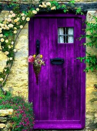 Image for the poem Purple Door