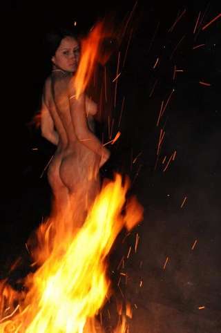 Image for the poem "Body Made ah Fire" 