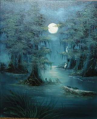 Image for the poem Bayou Moon