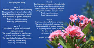 Image for the poem My Springtime Song