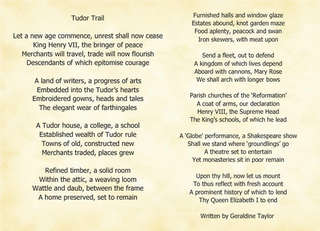 Image for the poem Tudor Trail