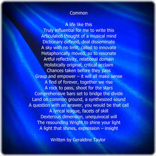 Image for the poem Common