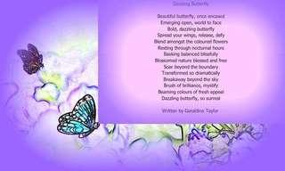 Image for the poem Dazzling Butterfly