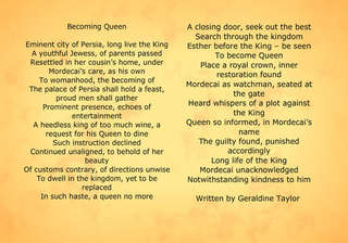 Image for the poem Becoming Queen