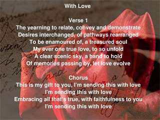 Image for the poem With Love