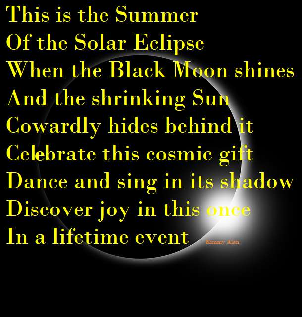 Spiritual Poems THE SUMMER OF THE SOLAR ECLIPSE DU Poetry