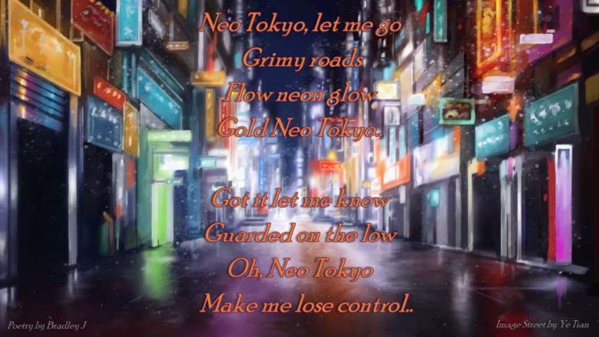 Visual Poem Neo_Tokyo