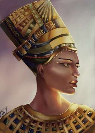 Image for the poem Gorgeous Nubian Queen 