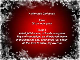 Image for the poem A Merryfull Christmas 