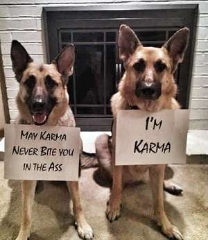 Image for the poem Karma is a Bitch